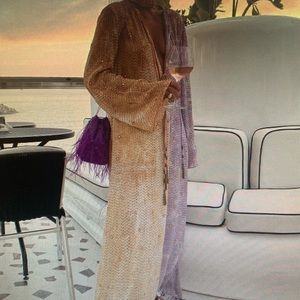 Sequin tunic dress/coverup